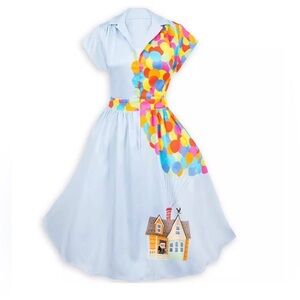 Disney Dress Shop UP Balloon house Multicolor blue women’s plus size 1x Pixar